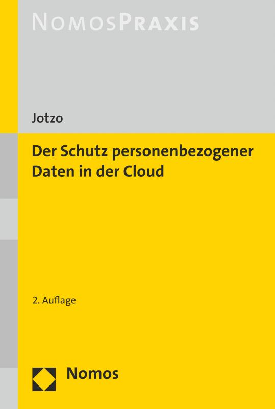 Cover-Bild Der Schutz personenbezogener Daten in der Cloud