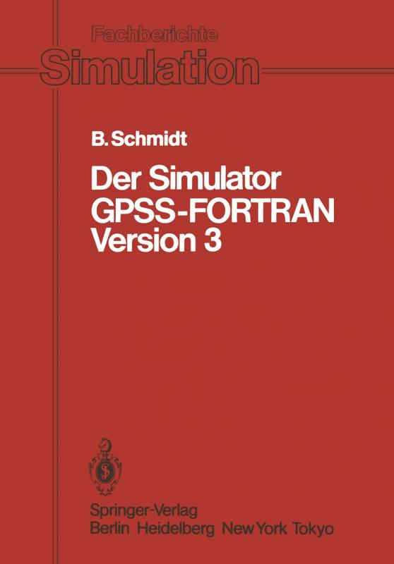 Cover-Bild Der Simulator GPSS-FORTRAN Version 3