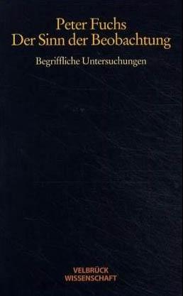 Cover-Bild Der Sinn der Beobachtung