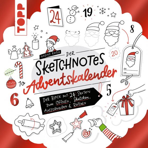 Cover-Bild Der Sketchnotes Adventskalender