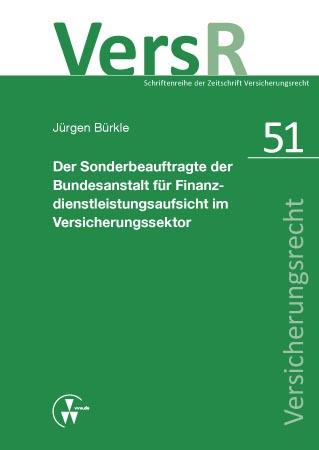 Cover-Bild Der Sonderbeauftragte der Bundesanstalt für Finanzdienstleistungsaufsicht im Versicherungssektor