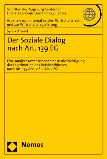 Cover-Bild Der Soziale Dialog nach Art. 139 EG