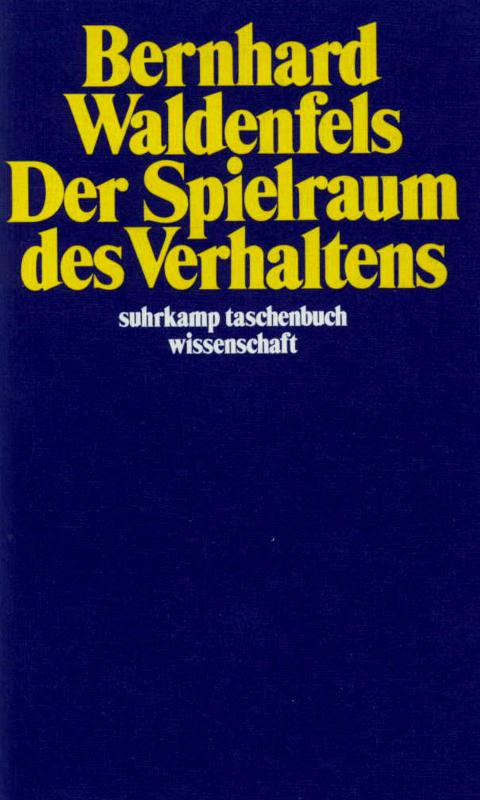 Cover-Bild Der Spielraum des Verhaltens