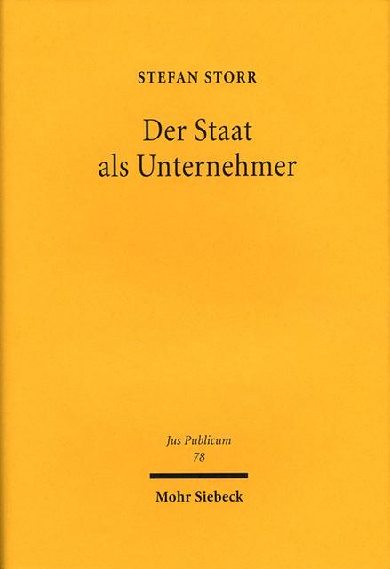 Cover-Bild Der Staat als Unternehmer