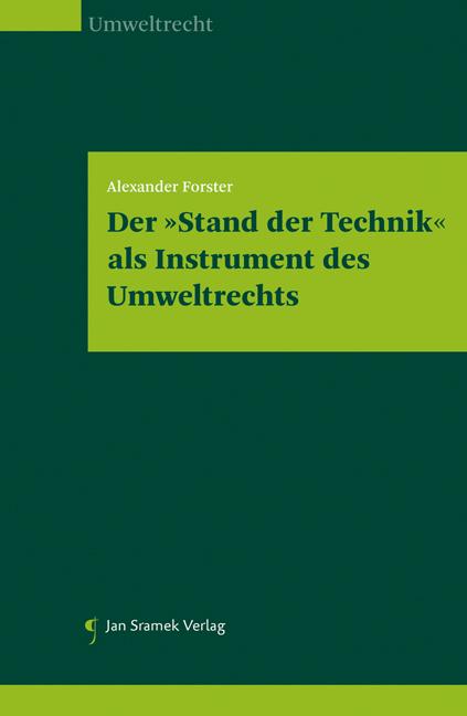 Cover-Bild Der "Stand der Technik" als Instrument des Umweltrechts