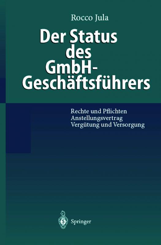 Cover-Bild Der Status des GmbH-Geschäftsführers