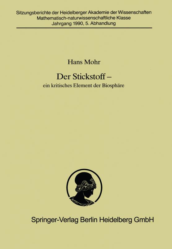 Cover-Bild Der Stickstoff