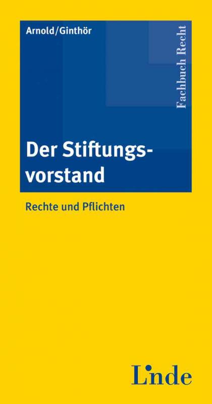 Cover-Bild Der Stiftungsvorstand