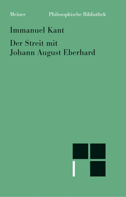 Cover-Bild Der Streit mit Johann August Eberhardt