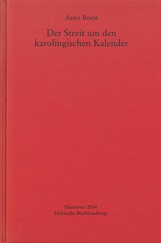 Cover-Bild Der Streit um den karolingischen Kalender