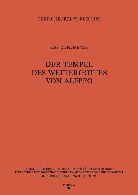 Cover-Bild Der Tempel des Wettergottes von Aleppo