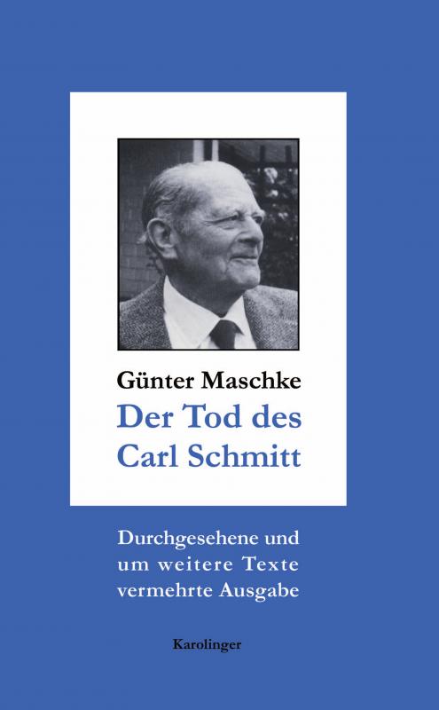 Cover-Bild Der Tod des Carl Schmitt