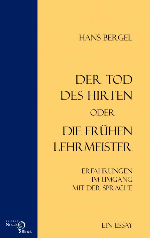 Cover-Bild Der Tod des Hirten oder Die frühen Lehrmeister