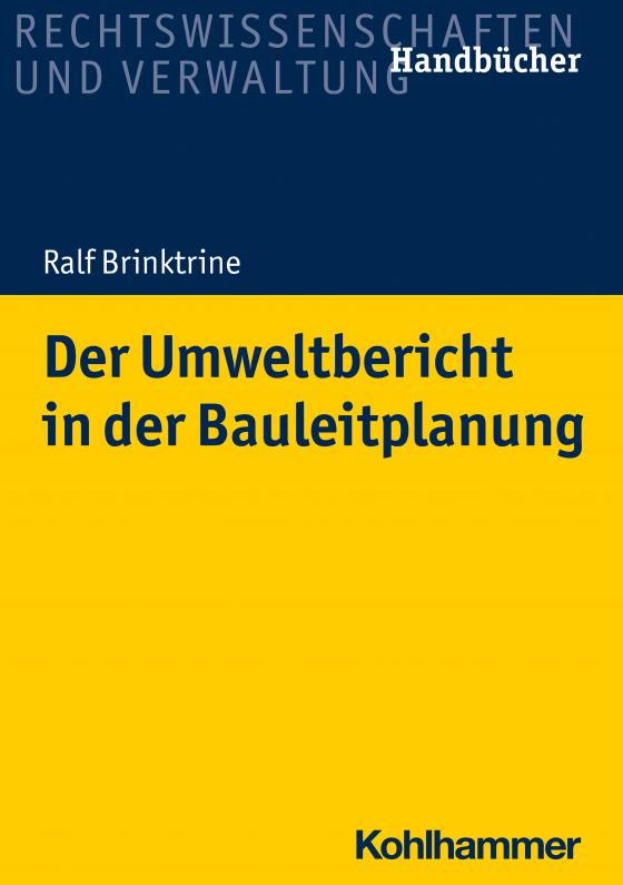 Cover-Bild Der Umweltbericht in der Bauleitplanung