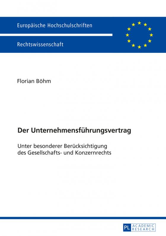 Cover-Bild Der Unternehmensführungsvertrag