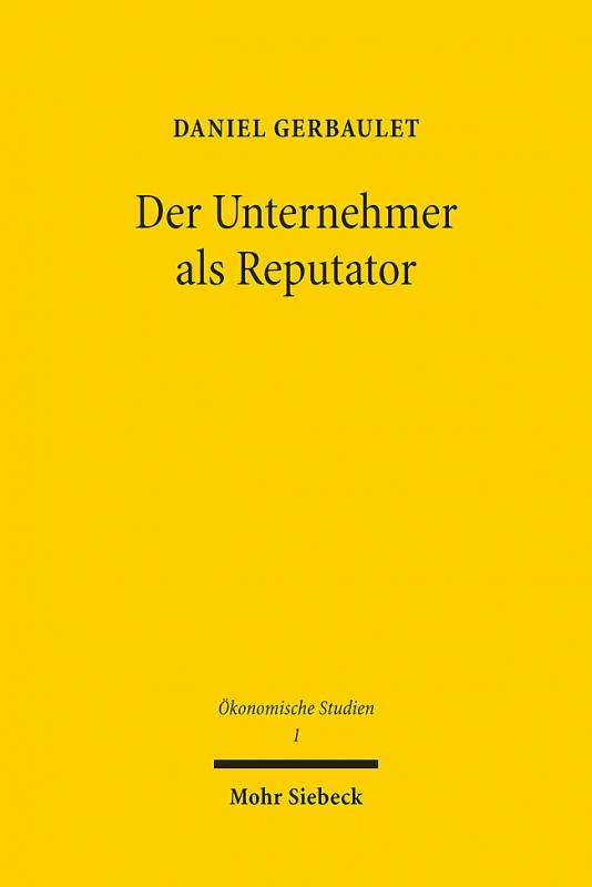 Cover-Bild Der Unternehmer als Reputator