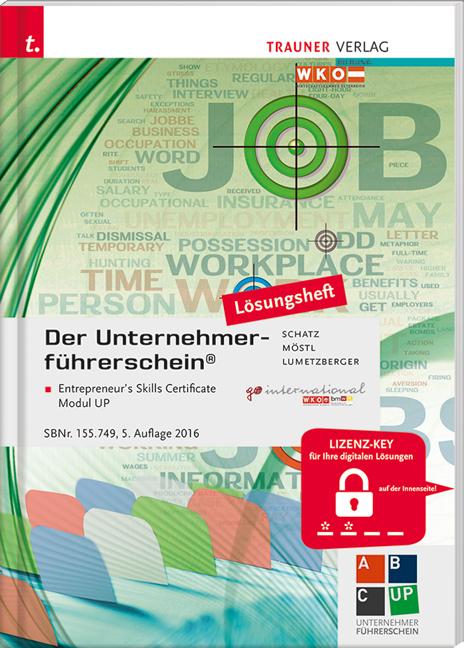 Cover-Bild Der Unternehmerführerschein - Entrepreneur's Skills Certificate, Modul UP Lösungsheft