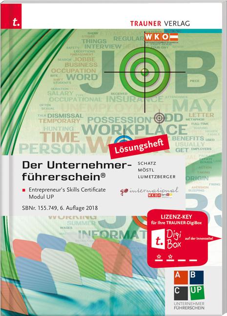 Cover-Bild Der Unternehmerführerschein - Entrepreneur's Skills Certificate, Modul UP Lösungsheft