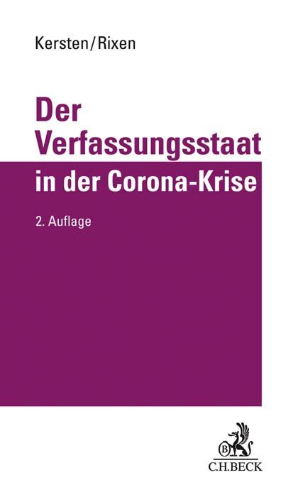 Cover-Bild Der Verfassungsstaat in der Corona-Krise