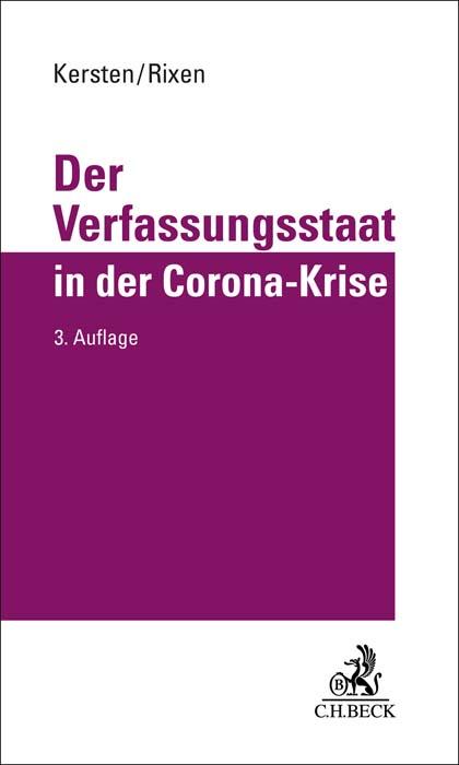 Cover-Bild Der Verfassungsstaat in der Corona-Krise