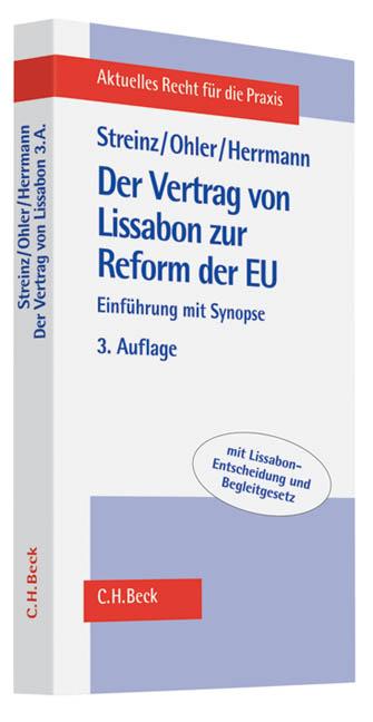 Cover-Bild Der Vertrag von Lissabon zur Reform der EU