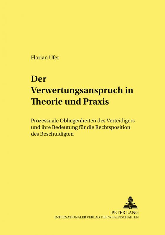 Cover-Bild Der Verwertungswiderspruch in Theorie und Praxis