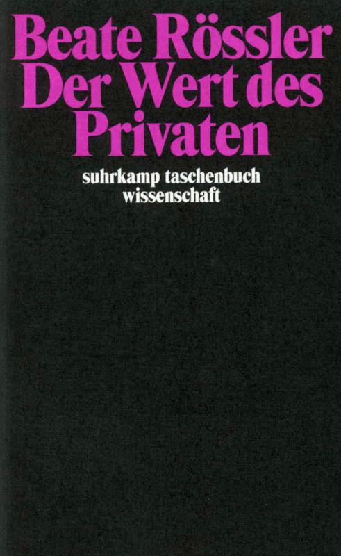 Cover-Bild Der Wert des Privaten