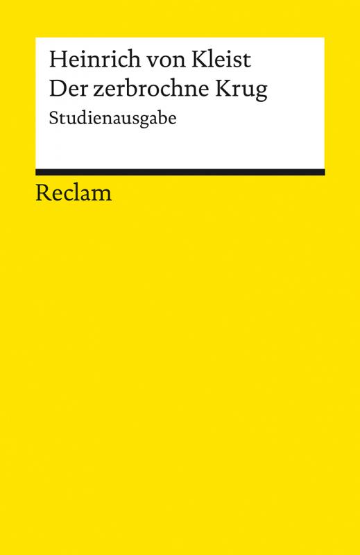 Cover-Bild Der zerbrochne Krug. Studienausgabe