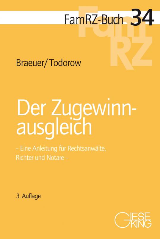 Cover-Bild Der Zugewinnausgleich