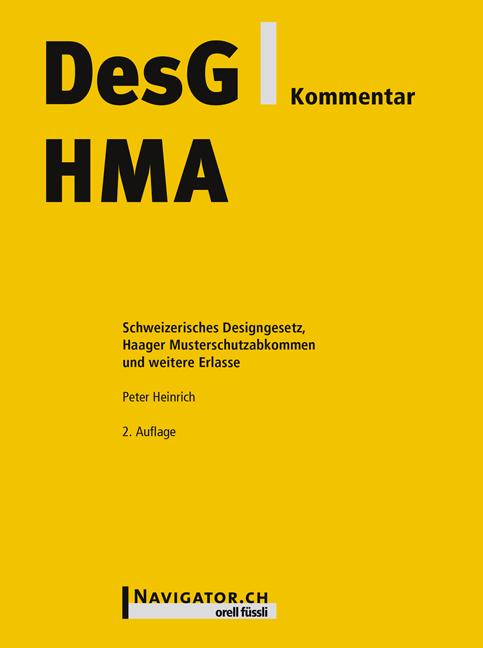 Cover-Bild DesG/HMA Kommentar