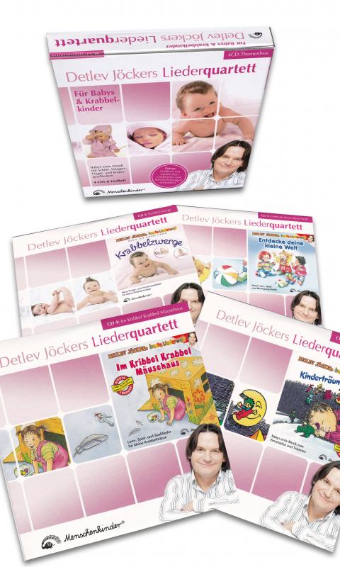 Cover-Bild Detlev Jöckers Liederquartett: Für Babys und Krabbelkinder