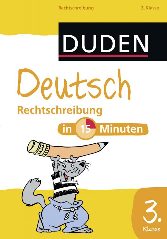 Cover-Bild Deutsch in 15 Minuten – Rechtschreibung 3. Klasse