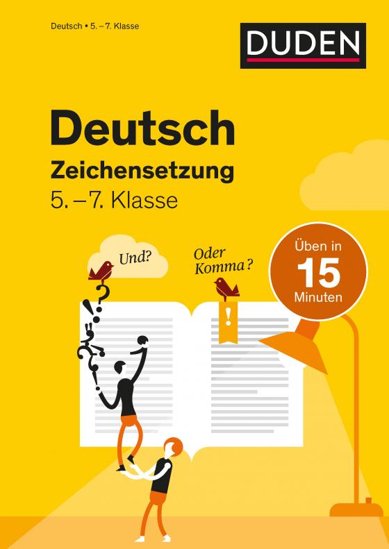 Cover-Bild Deutsch in 15 Minuten - Zeichensetzung 5.-7. Klasse