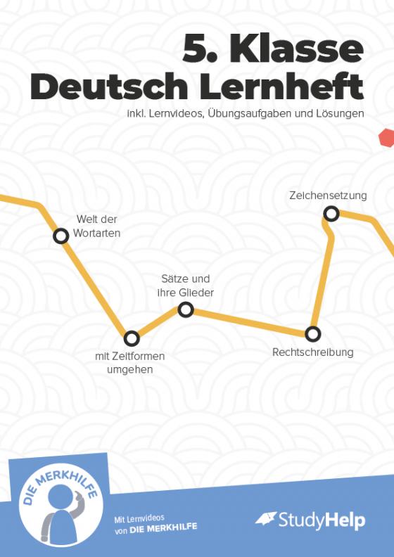 Cover-Bild Deutsch Lernheft für 5. Klasse: Lernvideos, Aufgaben & mehr