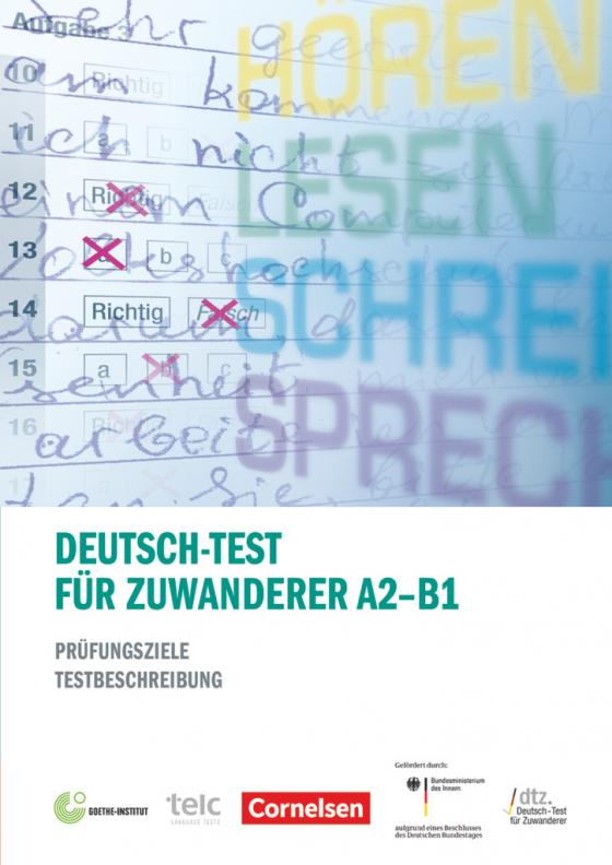 Cover-Bild Deutsch-Test für Zuwanderer - Prüfungsziele / Testbeschreibung - A2-B1