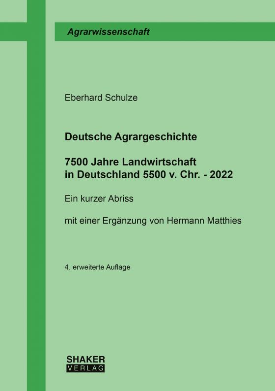 Cover-Bild Deutsche Agrargeschichte
