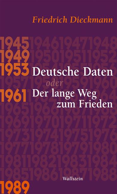 Cover-Bild Deutsche Daten oder Der lange Weg zum Frieden