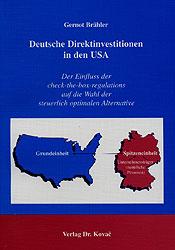 Cover-Bild Deutsche Direktinvestitionen in den USA