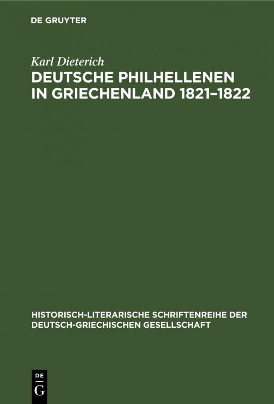 Cover-Bild Deutsche Philhellenen in Griechenland 1821–1822