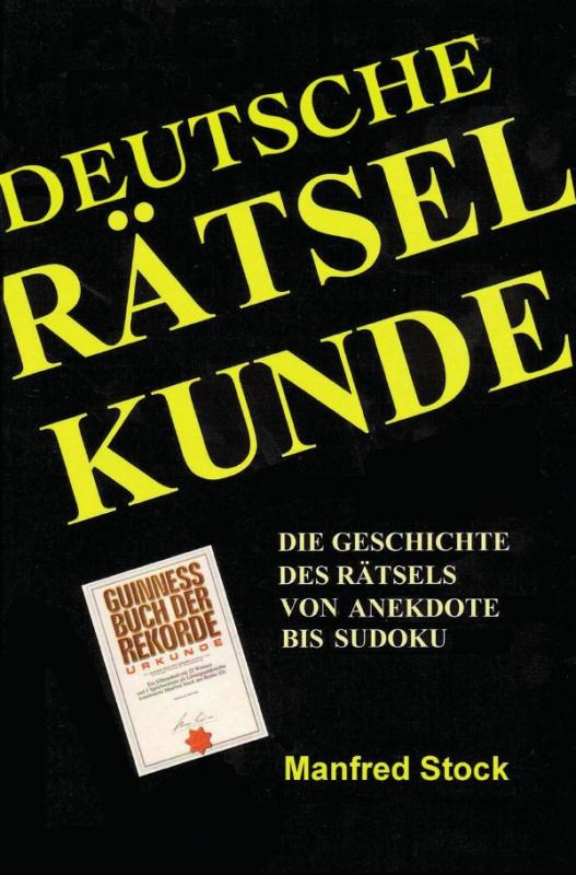 Cover-Bild Deutsche Rätselkunde