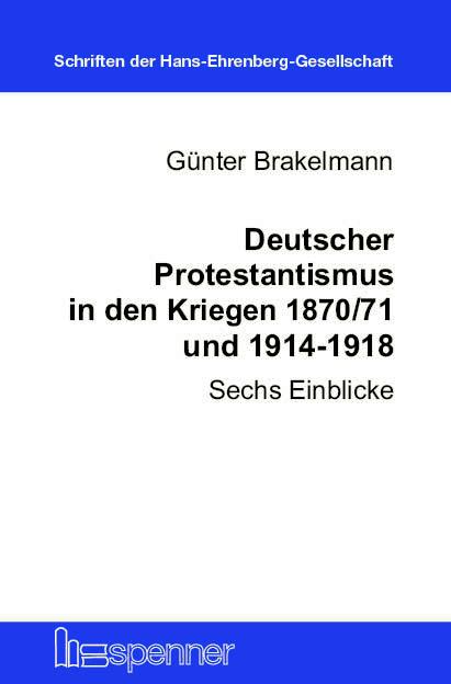 Cover-Bild Deutscher Protestantismus in den Kriegen 1870/71 und 1914-1918.