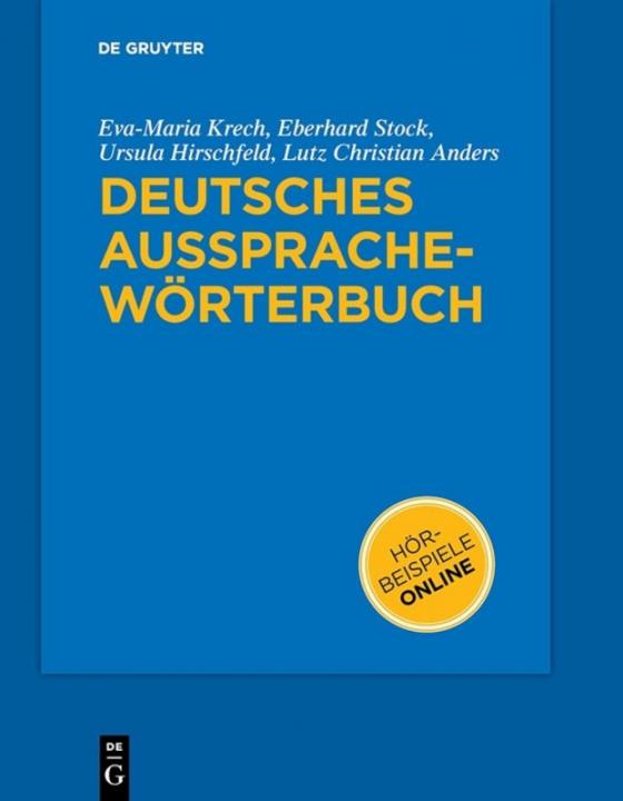 Cover-Bild Deutsches Aussprachewörterbuch