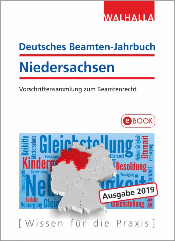 Cover-Bild Deutsches Beamten-Jahrbuch Niedersachsen Jahresband 2019