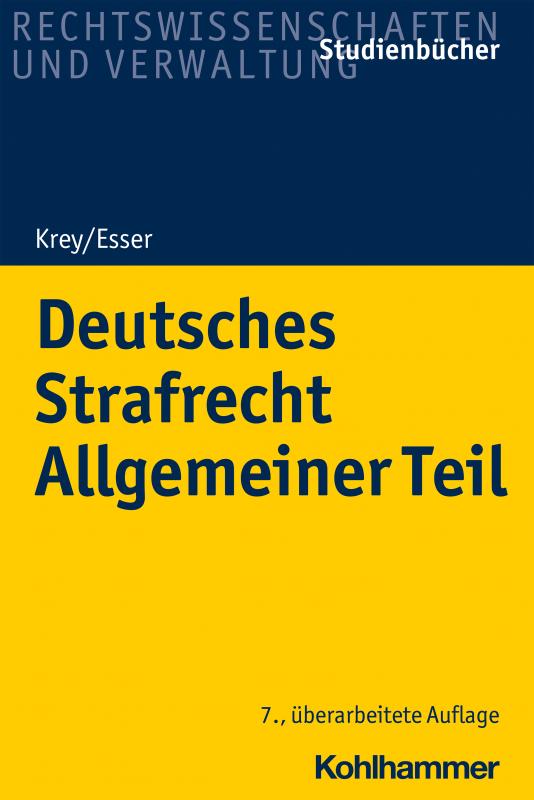 Cover-Bild Deutsches Strafrecht Allgemeiner Teil