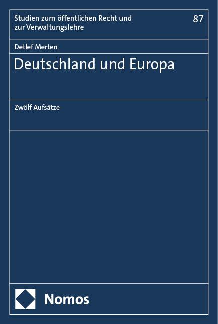 Cover-Bild Deutschland und Europa