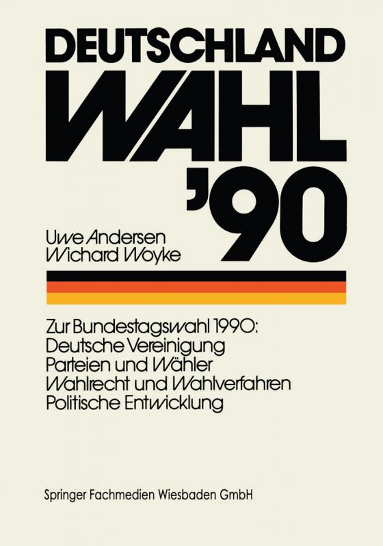 Cover-Bild Deutschland Wahl ’90