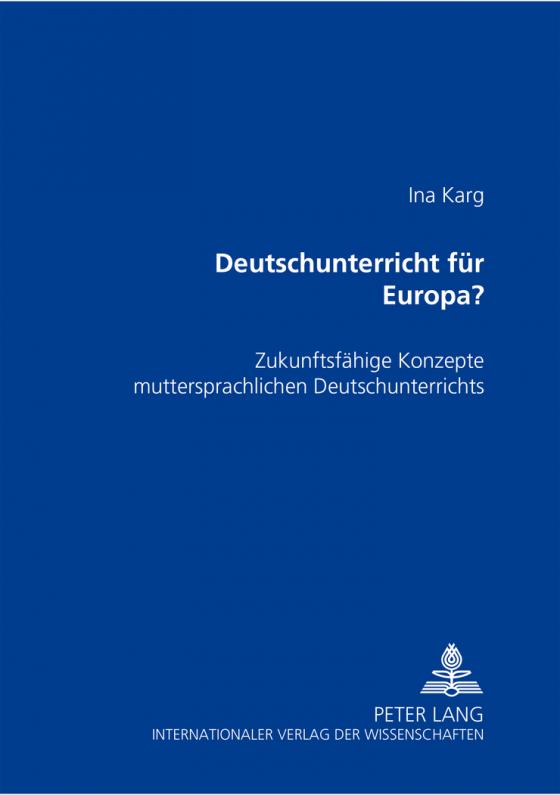 Cover-Bild Deutschunterricht für Europa?