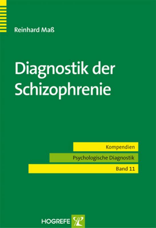 Cover-Bild Diagnostik der Schizophrenie