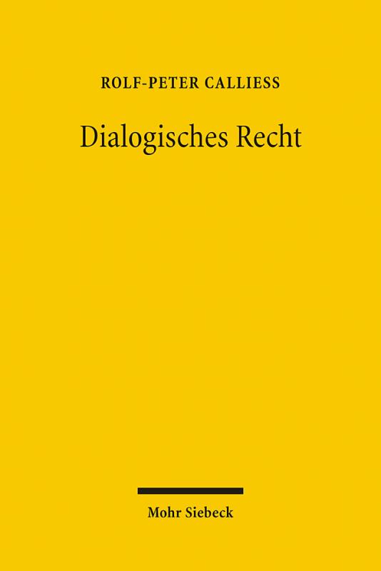 Cover-Bild Dialogisches Recht