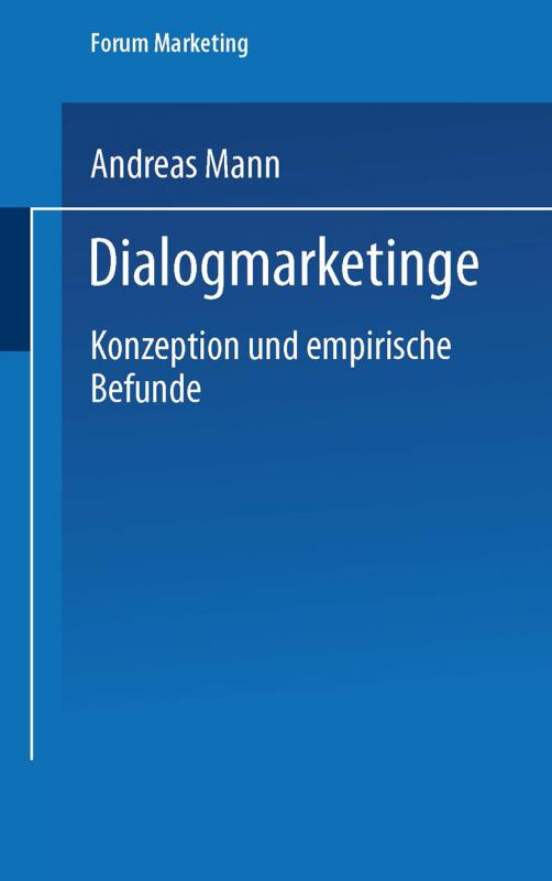 Cover-Bild Dialogmarketing